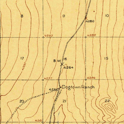 United States Geological Survey Hermanas, NM (1918, 62500-Scale) digital map