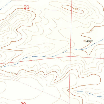 United States Geological Survey Hermanas NW, NM (1965, 24000-Scale) digital map