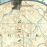 United States Geological Survey Hermann, MO (1890, 125000-Scale) digital map