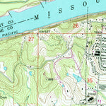 United States Geological Survey Hermann, MO (1974, 24000-Scale) digital map