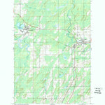 United States Geological Survey Hermansville, MI (1989, 24000-Scale) digital map