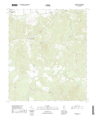United States Geological Survey Hermanville, MS (2020, 24000-Scale) digital map
