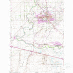 United States Geological Survey Hermiston, OR (1962, 24000-Scale) digital map