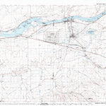 United States Geological Survey Hermiston, OR-WA (1984, 100000-Scale) digital map