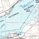United States Geological Survey Hermiston, OR-WA (1984, 100000-Scale) digital map