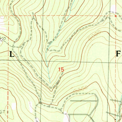 United States Geological Survey Hermit Butte, CA (1990, 24000-Scale) digital map