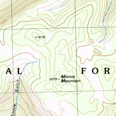 United States Geological Survey Hermit Lakes, CO (1986, 24000-Scale) digital map