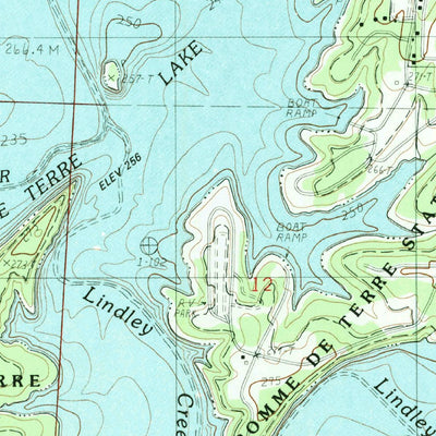 United States Geological Survey Hermitage, MO (1982, 24000-Scale) digital map