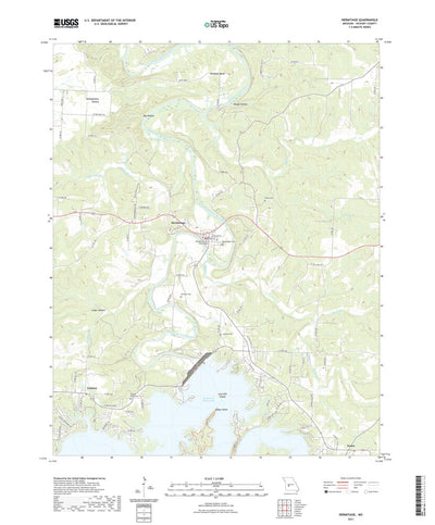 United States Geological Survey Hermitage, MO (2021, 24000-Scale) digital map