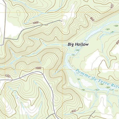 United States Geological Survey Hermitage, MO (2021, 24000-Scale) digital map