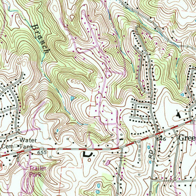 United States Geological Survey Hermitage, TN (1968, 24000-Scale) digital map