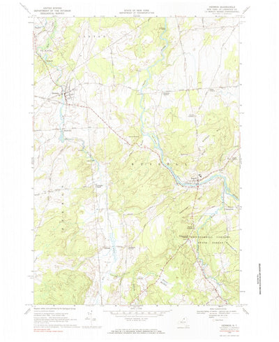 United States Geological Survey Hermon, NY (1966, 24000-Scale) digital map