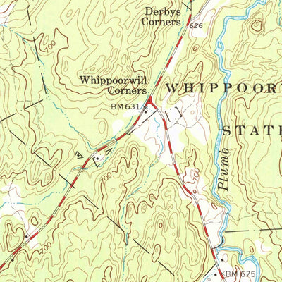United States Geological Survey Hermon, NY (1966, 24000-Scale) digital map