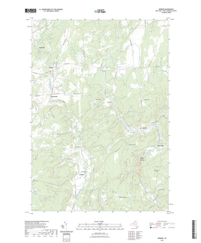 United States Geological Survey Hermon, NY (2023, 24000-Scale) digital map