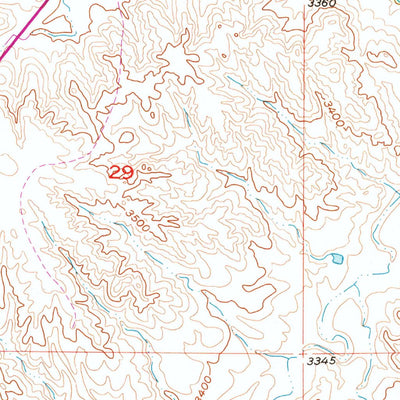 United States Geological Survey Hermosa NW, SD (1953, 24000-Scale) digital map