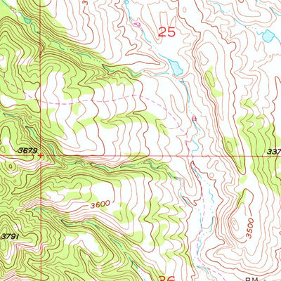 United States Geological Survey Hermosa, SD (1953, 24000-Scale) digital map
