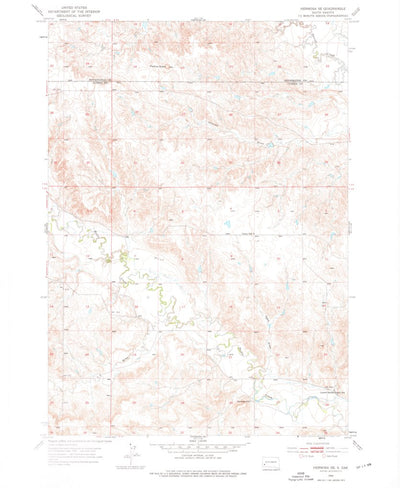 United States Geological Survey Hermosa SE, SD (1953, 24000-Scale) digital map