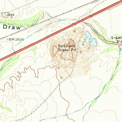 United States Geological Survey Hermosa SW, TX (1970, 24000-Scale) digital map