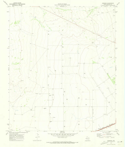 United States Geological Survey Hermosa, TX (1970, 24000-Scale) digital map