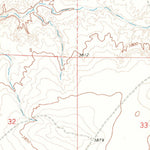 United States Geological Survey Hernandez Lake, NM (1967, 24000-Scale) digital map