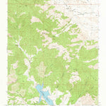 United States Geological Survey Hernandez Reservoir, CA (1969, 24000-Scale) digital map