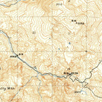 United States Geological Survey Hernandez Valley, CA (1943, 62500-Scale) digital map