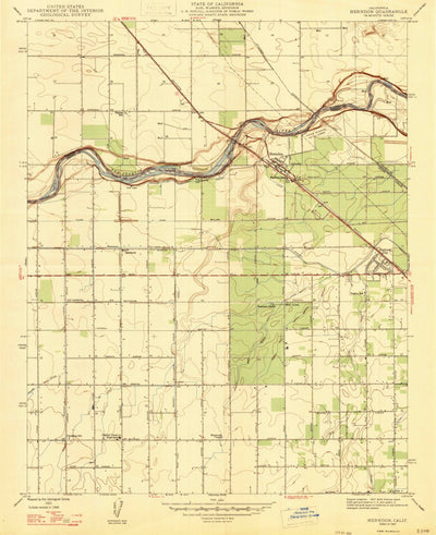 United States Geological Survey Herndon, CA (1947, 24000-Scale) digital map