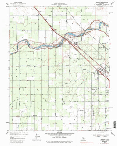 United States Geological Survey Herndon, CA (1964, 24000-Scale) digital map