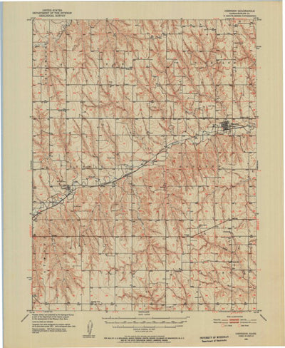 United States Geological Survey Herndon, KS (1951, 62500-Scale) digital map