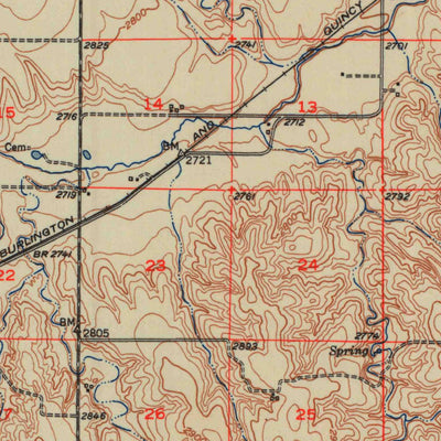 United States Geological Survey Herndon, KS (1951, 62500-Scale) digital map