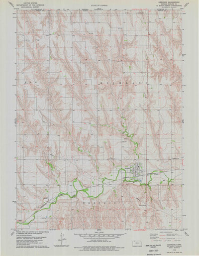 United States Geological Survey Herndon, KS (1978, 24000-Scale) digital map