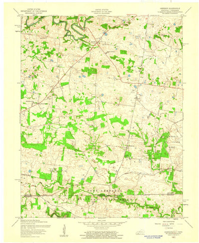United States Geological Survey Herndon, KY-TN (1957, 24000-Scale) digital map