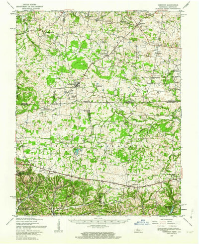 United States Geological Survey Herndon, KY-TN (1957, 62500-Scale) digital map