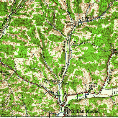 United States Geological Survey Herndon, KY-TN (1957, 62500-Scale) digital map