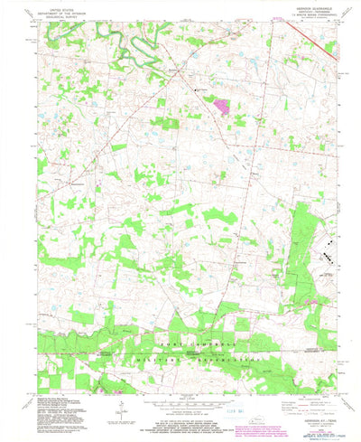 United States Geological Survey Herndon, KY-TN (1978, 24000-Scale) digital map