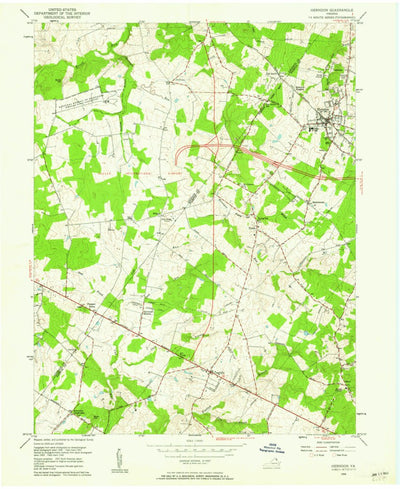 United States Geological Survey Herndon, VA (1956, 24000-Scale) digital map