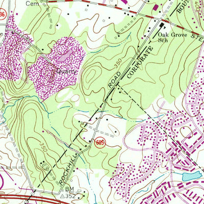 United States Geological Survey Herndon, VA (1966, 24000-Scale) digital map
