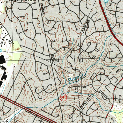 United States Geological Survey Herndon, VA (1994, 24000-Scale) digital map