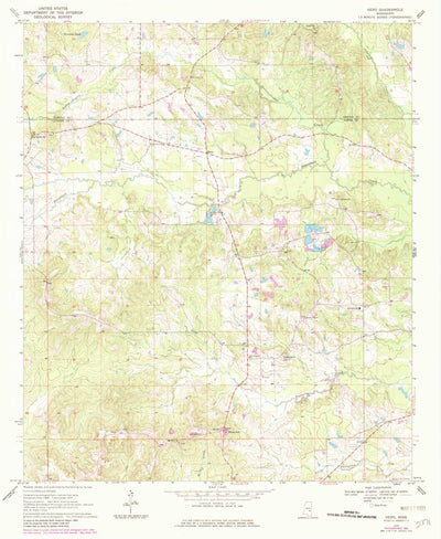 United States Geological Survey Hero, MS (1970, 24000-Scale) digital map