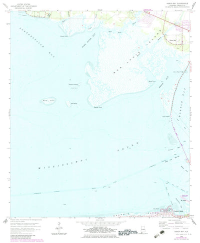 United States Geological Survey Heron Bay, AL (1958, 24000-Scale) digital map