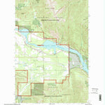 United States Geological Survey Heron, MT (1997, 24000-Scale) digital map