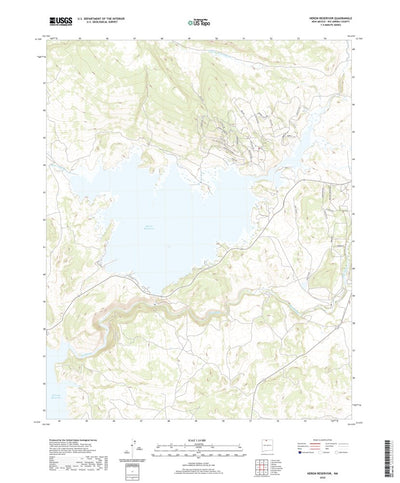 United States Geological Survey Heron Reservoir, NM (2020, 24000-Scale) digital map
