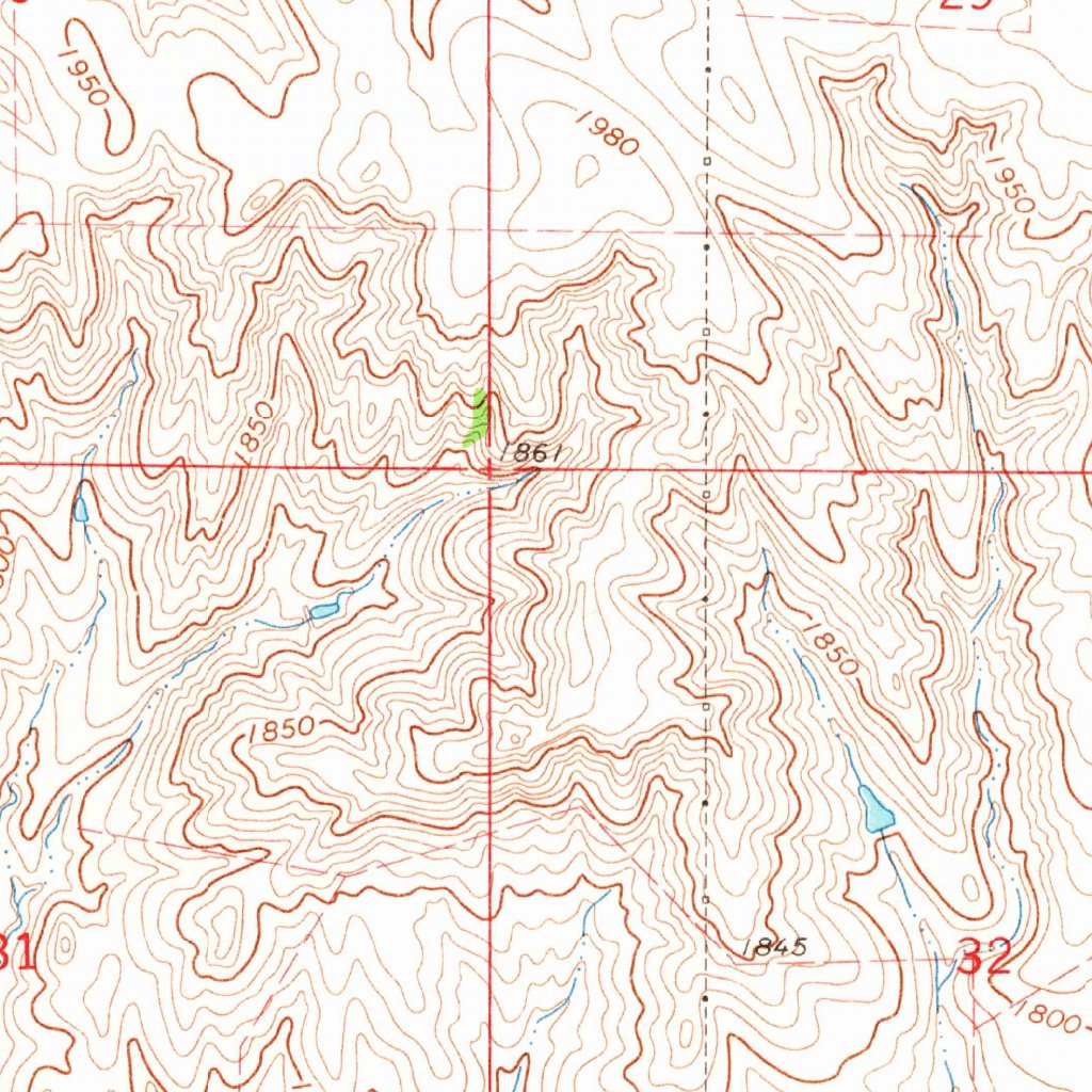 Herreid NW, SD-ND (1965, 24000-Scale) Map by United States Geological ...