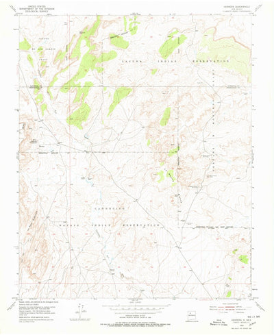 United States Geological Survey Herrera, NM (1954, 24000-Scale) digital map