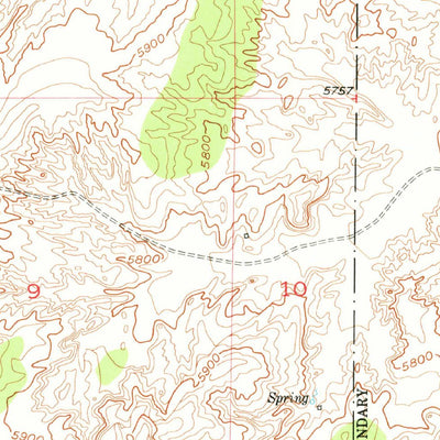 United States Geological Survey Herrera, NM (1954, 24000-Scale) digital map