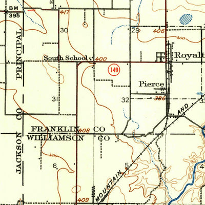 United States Geological Survey Herrin, IL (1936, 62500-Scale) digital map