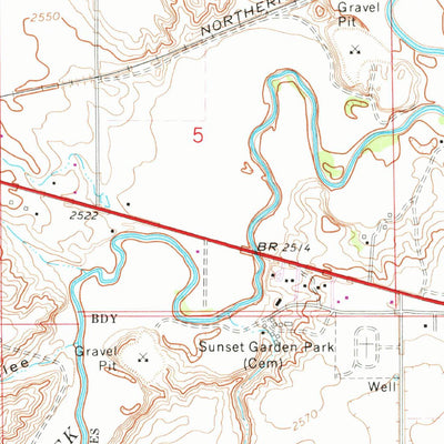 United States Geological Survey Herron Park, MT (1970, 24000-Scale) digital map