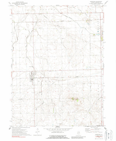United States Geological Survey Herscher, IL (1973, 24000-Scale) digital map