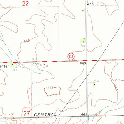 United States Geological Survey Herscher, IL (1973, 24000-Scale) digital map