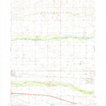 United States Geological Survey Hershey East, NE (1970, 24000-Scale) digital map